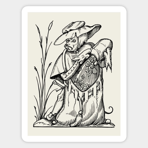 Grotesque #87 The Drolatic Dreams of Pantagruel (1565) Magnet by n23tees